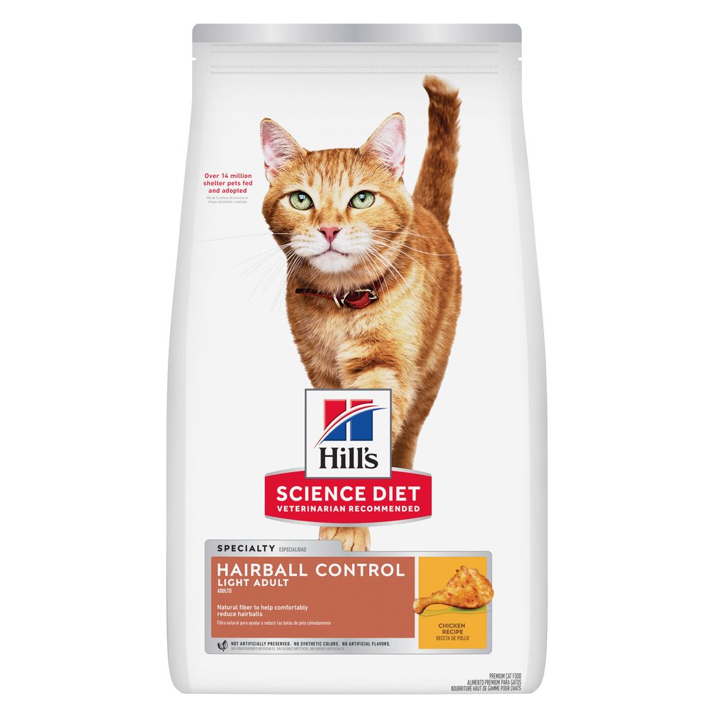 Adult Hairball Control Light Cat Food