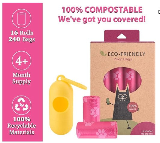 Biodegradable Dog Poo Bags TEST with DTC product values